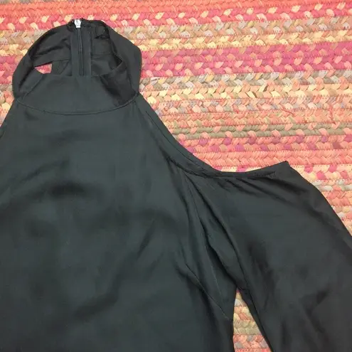 Lucca Couture HIGH NECK COLD SHOULDER LITTLE BLACK DRESS