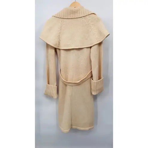 Vintage 70s Maurada Cardigan Bishop Sleeve Old Money Grannycore Large Wool Blend Yellow