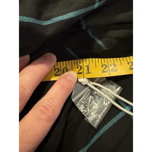 STAUD $350 Crosshill Cut-Out Windowpane Mini Dress Black Cutout Back Size XL