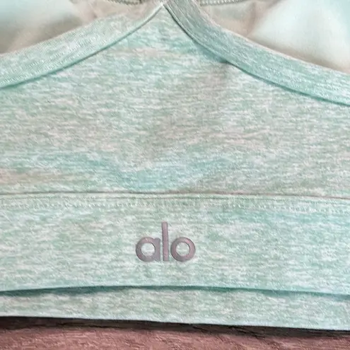 Alo Yoga Alosoft GratitudeGreen Sports Bra Size Small