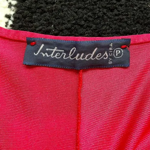 Vintage Interludes Red Maxi Nylon Slip Dress XS