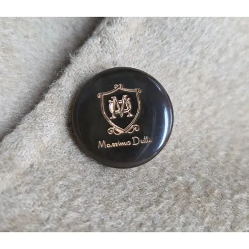 Massimo Dutti Camel Tan Single Button Blazer