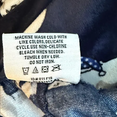 Navy Polar Bear Pajama Pants Size Small Unisex NEW Blue