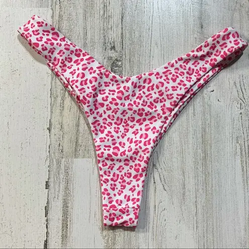 None Leopard Print Bikini Swimwear with Cover-Up Tie Side Skirt