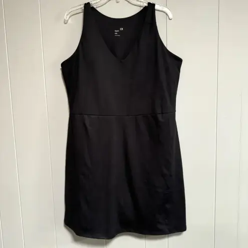 Gap NWT GAPFIT Active Tank Dress True Black Hidden Inner Short Phone PocketSize XXL