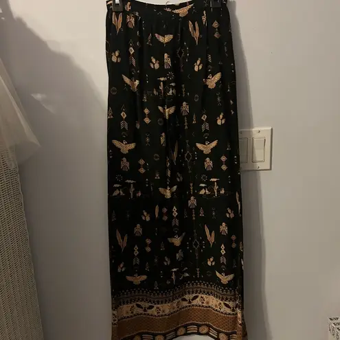 Gypsy Spell and the  Phoenix mustang split skirt Maxi size xs