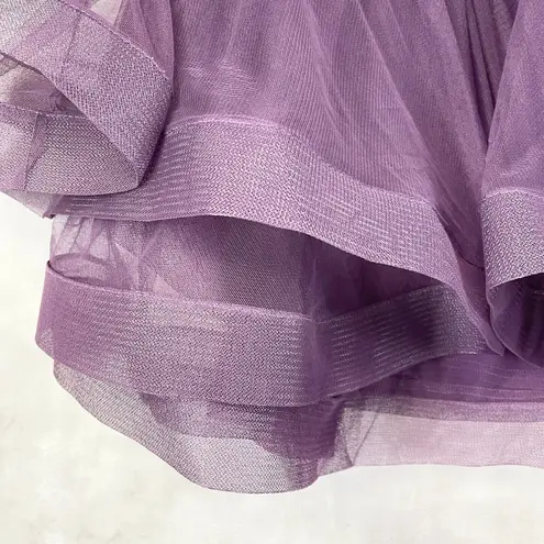 Say Yes To The Dress Mesh Skirt Juniors 11 Fairycore Whimsigoth Bling Tutu Glam Purple Size undefined