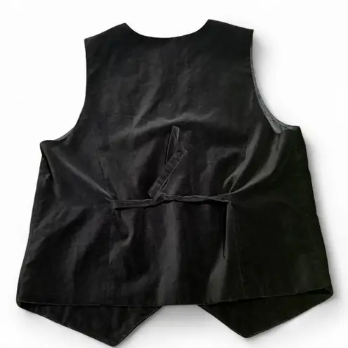 Westbound Vtg Large Velvet Embroidered Christmas Snowman Holiday Grandma Vest