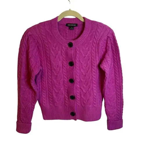 Something Navy  WOOL BLEND CARDIGAN - Image 1