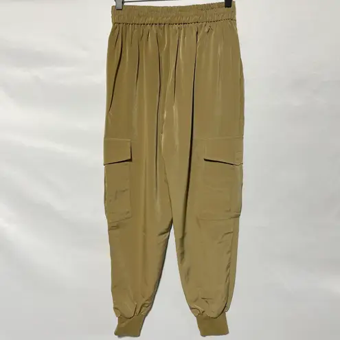 Area Stars New Ari Cargo Jogger Pants Solid Tan Size Small Cargo Pocket Joggers