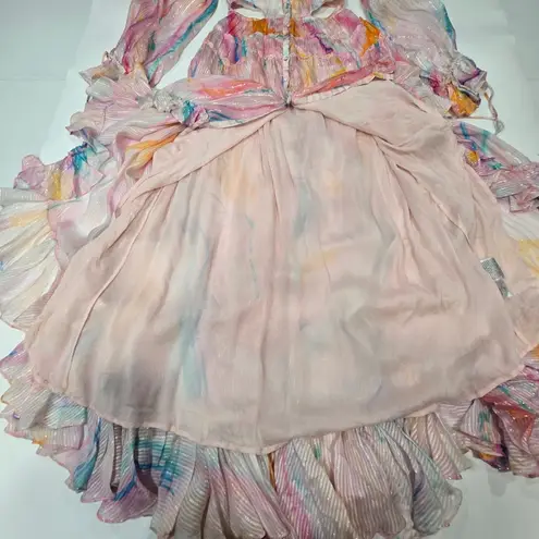 ROCOCO SAND Davina High Low Dress in Pink XS