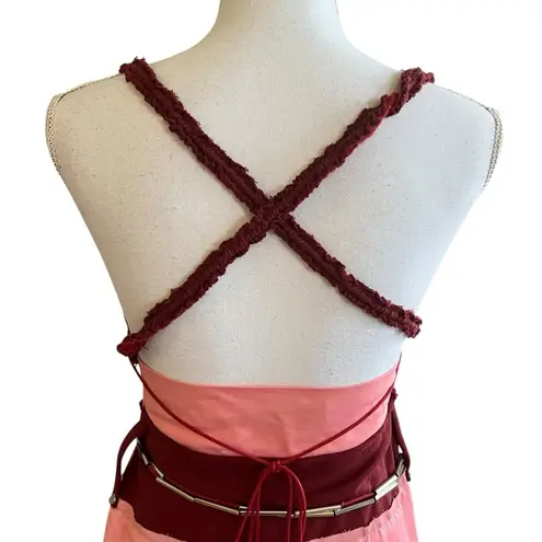 JW Anderson Cottagecore Runway Dress Size 6 Asymmetric Hem Fairycore Renaissance Pink