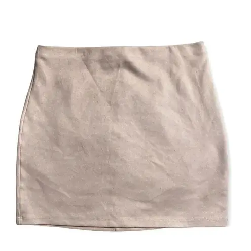 Bebe  SZ M faux suede skirt