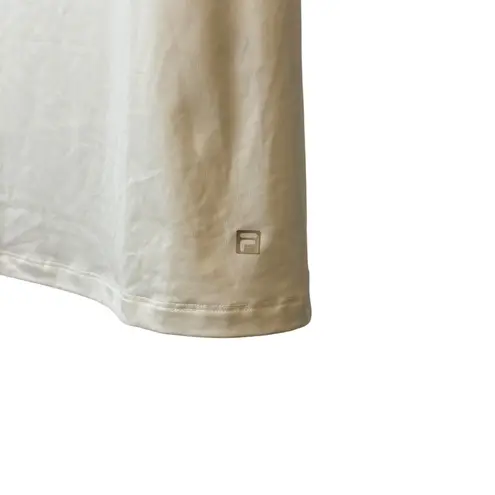 FILA  Women XL White Tennis Tank Top Activewear Athletic Sleeveless Performance #