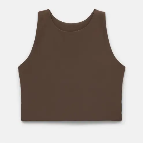 Girlfriend Collective NWT brown dylan tank bra Sz M