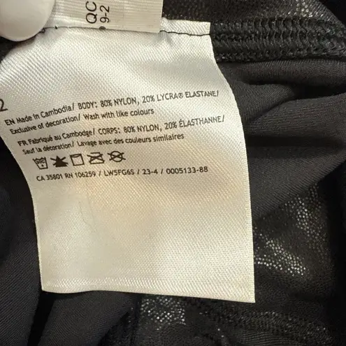 Lululemon Athleisure Align Mid Rise Leggings 27" Shimmer Foil Print Black Size 2