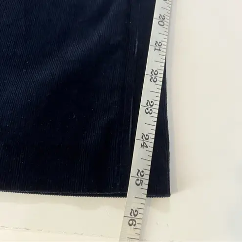 Jenni Kayne Wide Leg Corduroy Pants Navy Blue High Waist Size 8