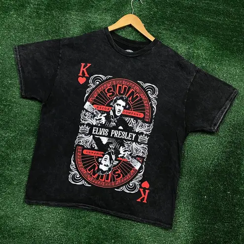 Sun Record Company Elvis Presley Rock Mineral Wash T-Shirt Size Extra Large