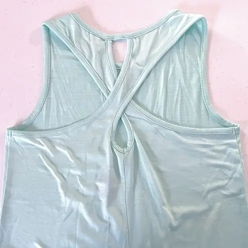 All In Motion  Women’s Mint Green Soft Lightweight Semi-Sheer Tank Top Size L GUC