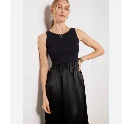 Michael Stars Bridgette Mixed Media Tank Midi Dress New!