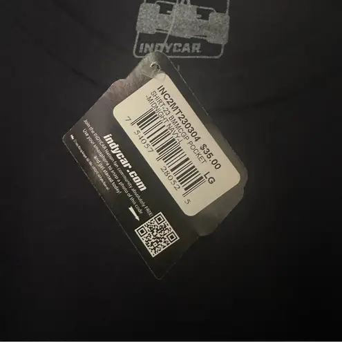 Indycar Women’s Navy Blue Nashville Cowboy Pocket Tee Size L NWT Size L