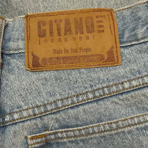 Gitano Jeanswear Vtg 90s Grunge Streetwear High Waist Straight Leg Denim Sz 10 Blue