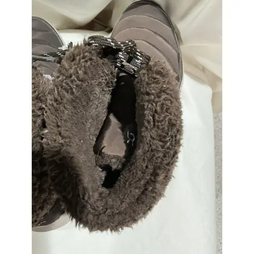 Ryka Womans Snow Boot Brown Size 8