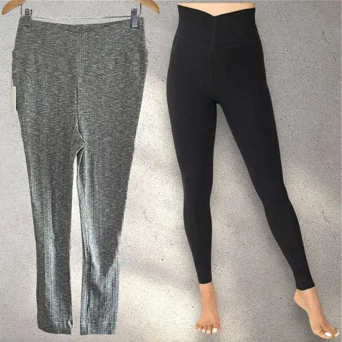 NWT JOYFOLIE Mia Joy Journey Leggings in Marbled Gray, XL Gray