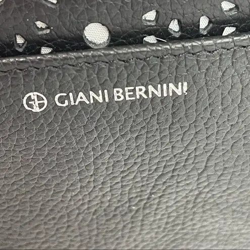 Giani Bernini Black Softy Leather Smartphone Wallet/Crossbody Bag