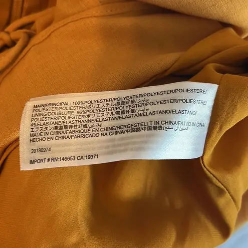 Finders Keepers ‘Afterglow’ Mustard Yellow Long Sleeve Ruffle Top