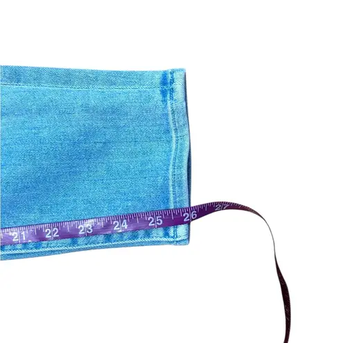 Mother Jeans The Looker Crop in Swimming Pool Sunday Size 26 Light Wash Denim Blue