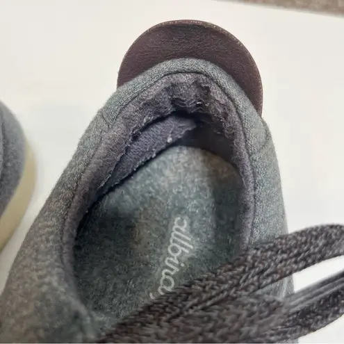 Allbirds Wool Piper Fuji (White Sole) Dark Grey Charcoal Size 8