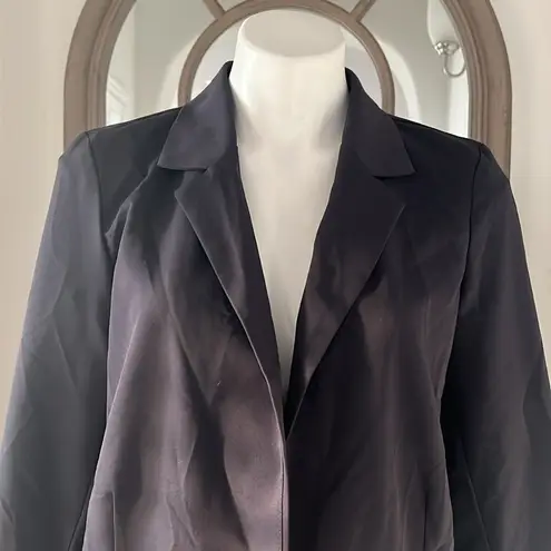 AVA+ESME Navy Notched Lapel Patch Pocket Blazer, Size L New w/Tag Blue Size L