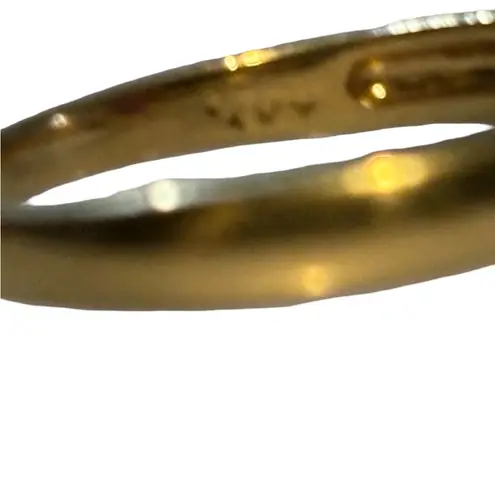 14k Yellow Gold with Ruby & Diamond Gemstones Women’s Ring size 8 Engagement thumbnail 12