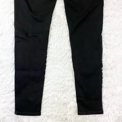 KanCan USA KANCAN Women’s High Rise Button Fly Skinny Black Denim Jeans 13/30