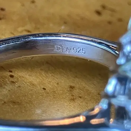 Natural Kyanite Sterling Silver Cocktail Ring Size 7