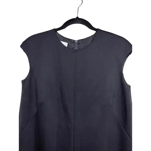 Akris Punto Sleeveless Ruffled Hem Dress Black Women’s Size 10