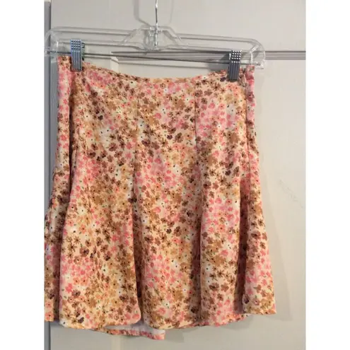 Full Tilt Floral Mini Skirt Swing Medium  Womens