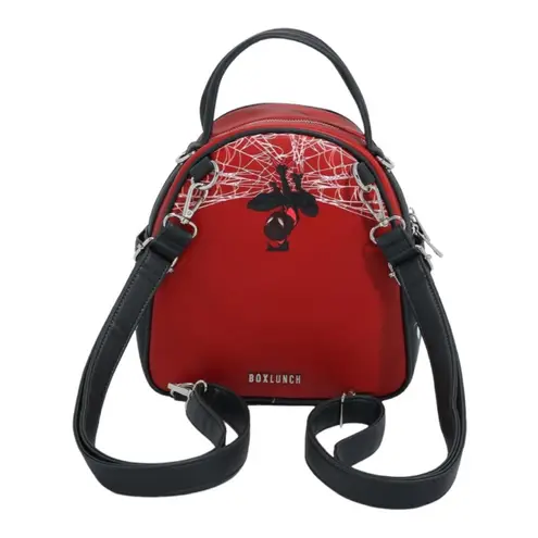 Marvel Spider-Man Glow-n-Dark Christmas Sweater Mini Backpack NWT