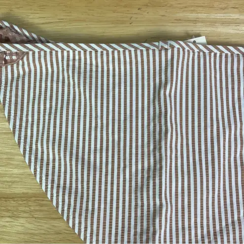 Aerie  Seersucker Ruffle Bikini Bottom Size Large - Image 4