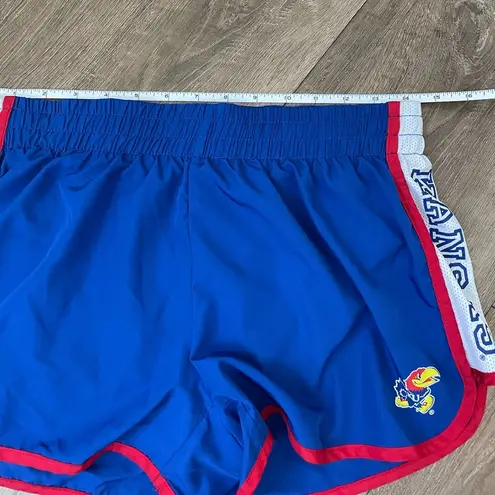 Colosseum  Kansas University Brief Lined Running Active Shorts ~ Women’s Size M