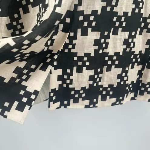 Tracy Reese HOPE FOR FLOWERS By Blazer Size Extra Large NWT Peaked Organic Linen - Image 13