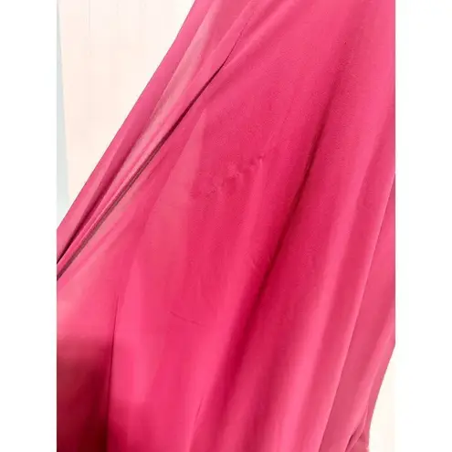 Hayley Paige Occasions Sleeveless Lace Bridesmaid Dress 52017 Maroon Red Size 10