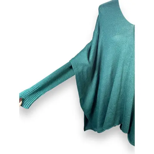 RDI  Sleeved Poncho Sweater Enchanted Forrest Green NWT