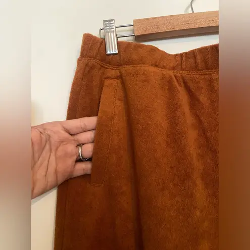 Aerie NWT  Offline Sweatpants Joggers Small Orange Pants Towel Terrycloth