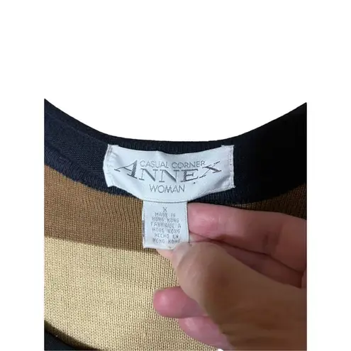 Vintage 90’s Casual Corner Annex Jumper Dress and Shirt Size 14W Black Size L