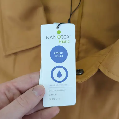 Universal Standard Spring Raincoat Brown Sugar Trench Lightweight Women's Small