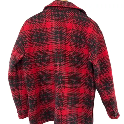 Outerknown Cloud Weave Optic Buffalo Plaid Jacket Organic Cotton Size Small