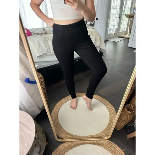 Spanx  Black Jean-Ish Ankle Leggings with Pockets Size Small