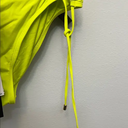 La Blanca Island Goddess Side Loop Hipster Bikini bottoms Vibrant Lime Sz 10